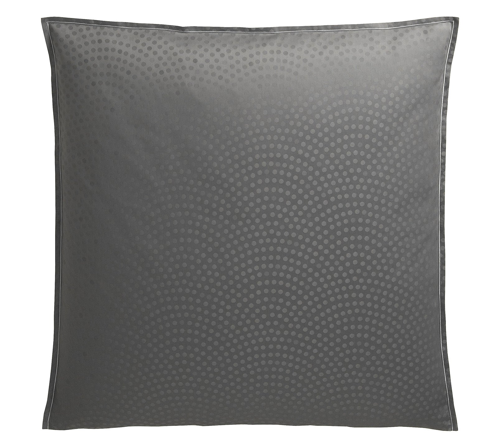 Jacquard Bettwäsche Air in Grau Punkte Freisteller Kissen #farbe_Air Graphit
