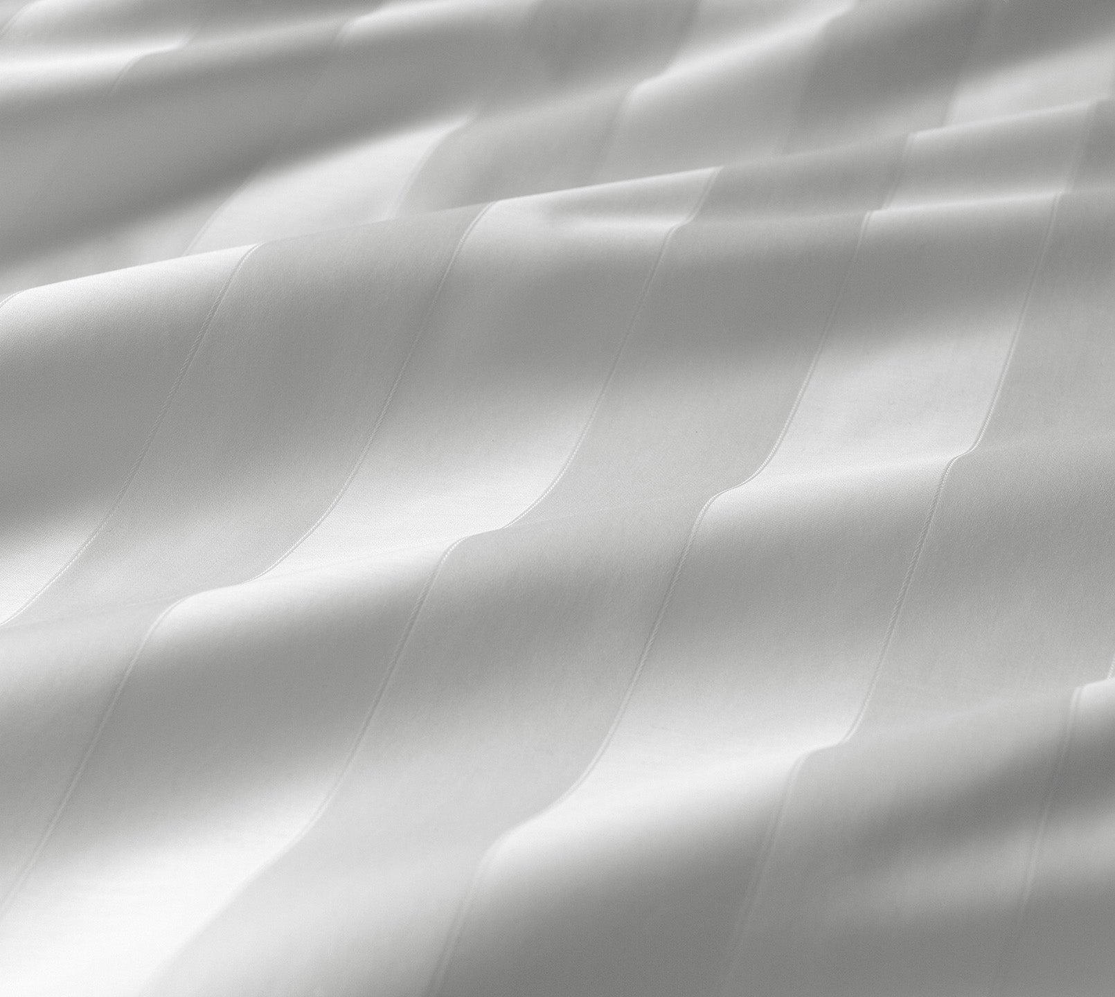 Jacquard Bettwäsche Noblesse in Weiß Streifen Detail #farbe_Noblesse Weiß