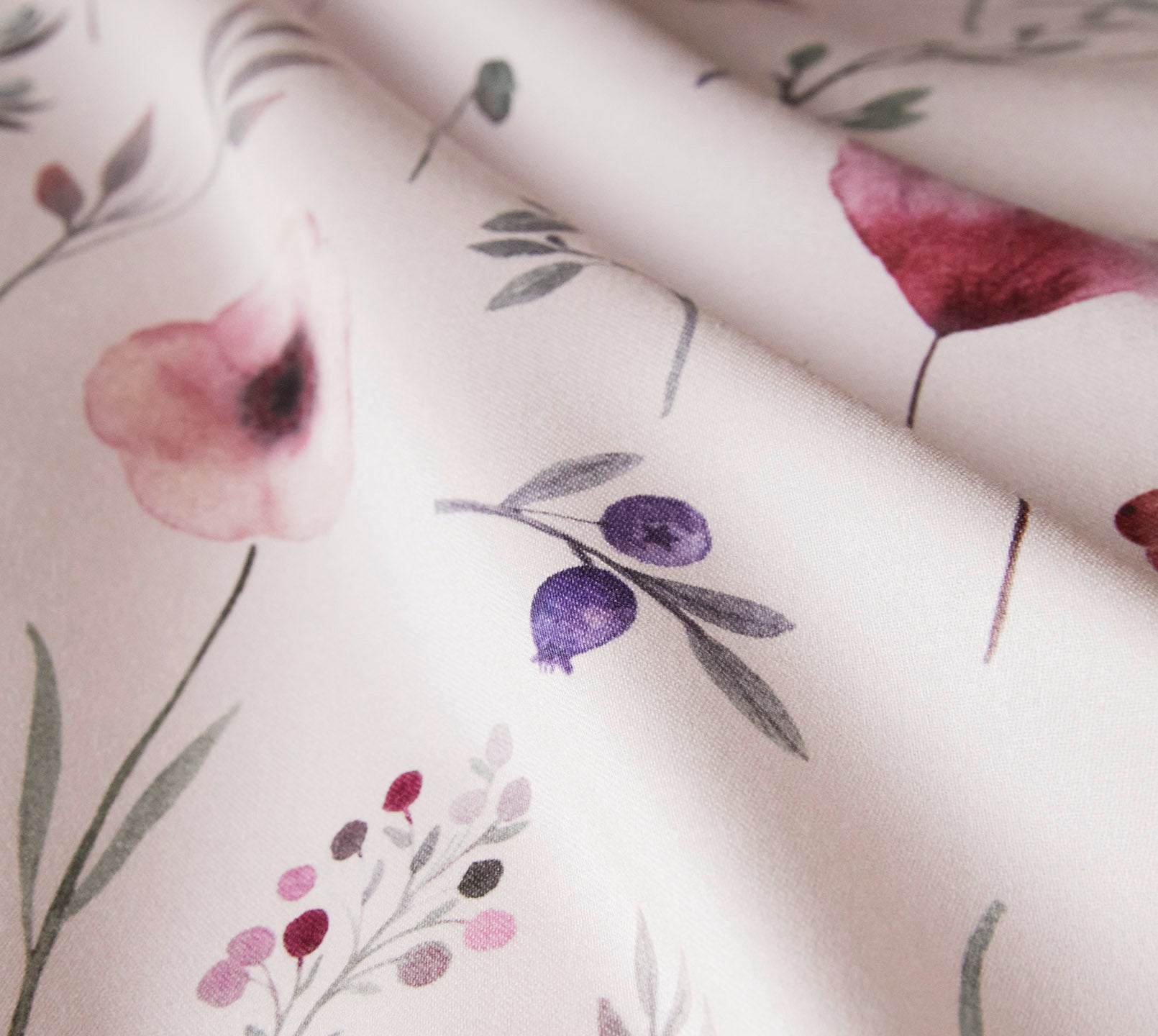 Jersey Bettwäsche Sorbet Jersey in Rose Blumen Material #farbe_Sorbet Jersey Rose