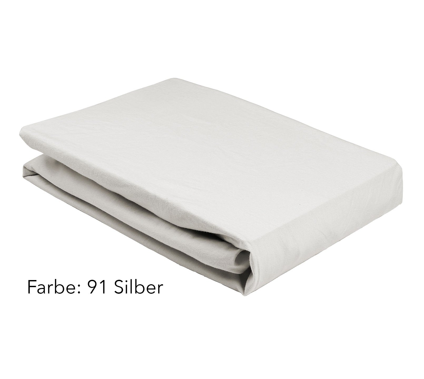 Spannbettlaken Topper Farbe Silber Bezug Matratzentopper #farbe_Topper Bezug Silber