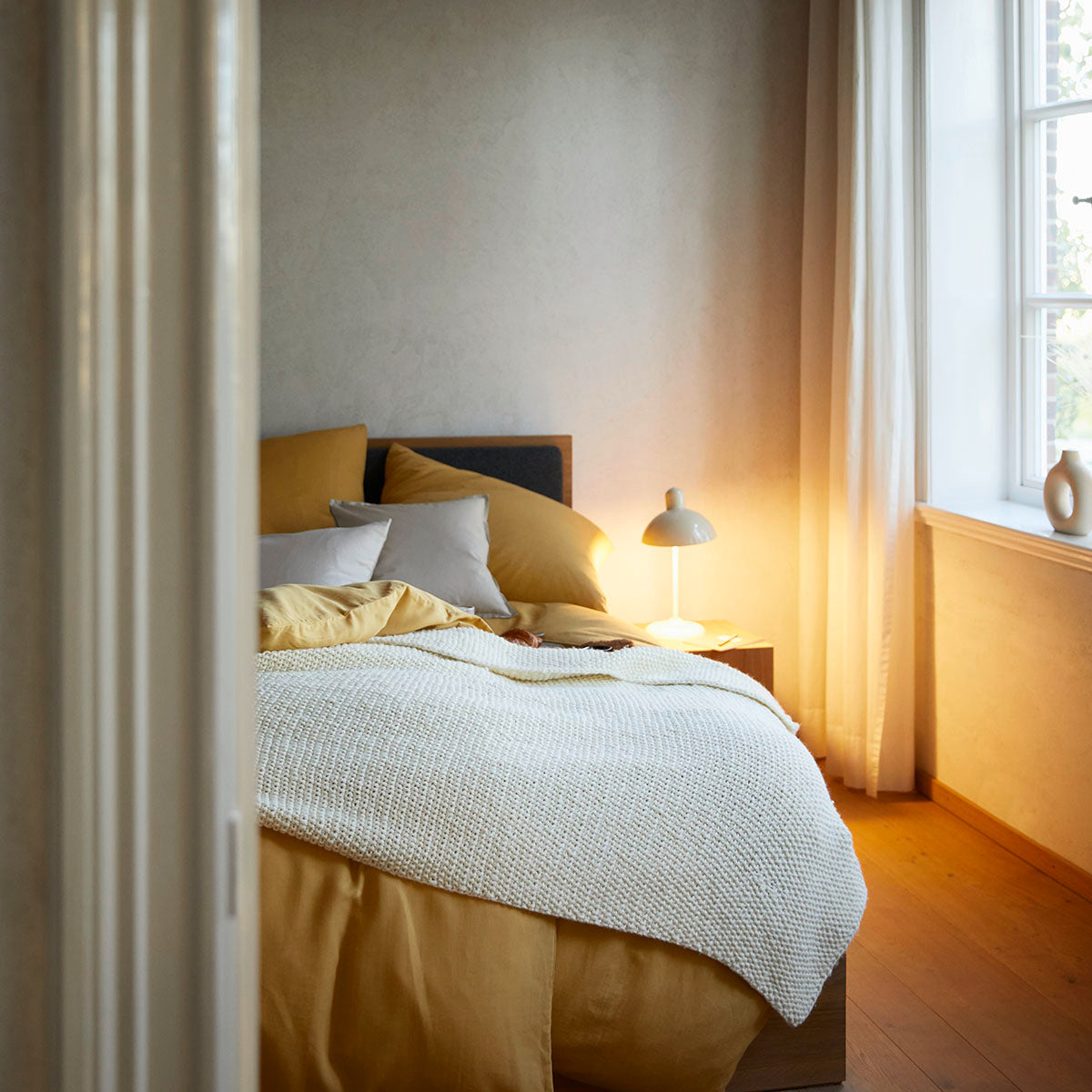 Schlafzimmer Bettwäsche Gelb