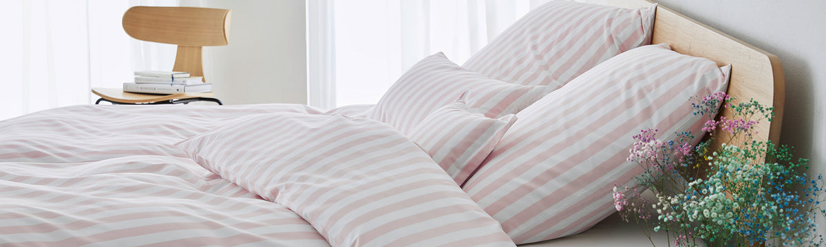 Perkal Bettwäsche Lido Streifen Schlafzimmer