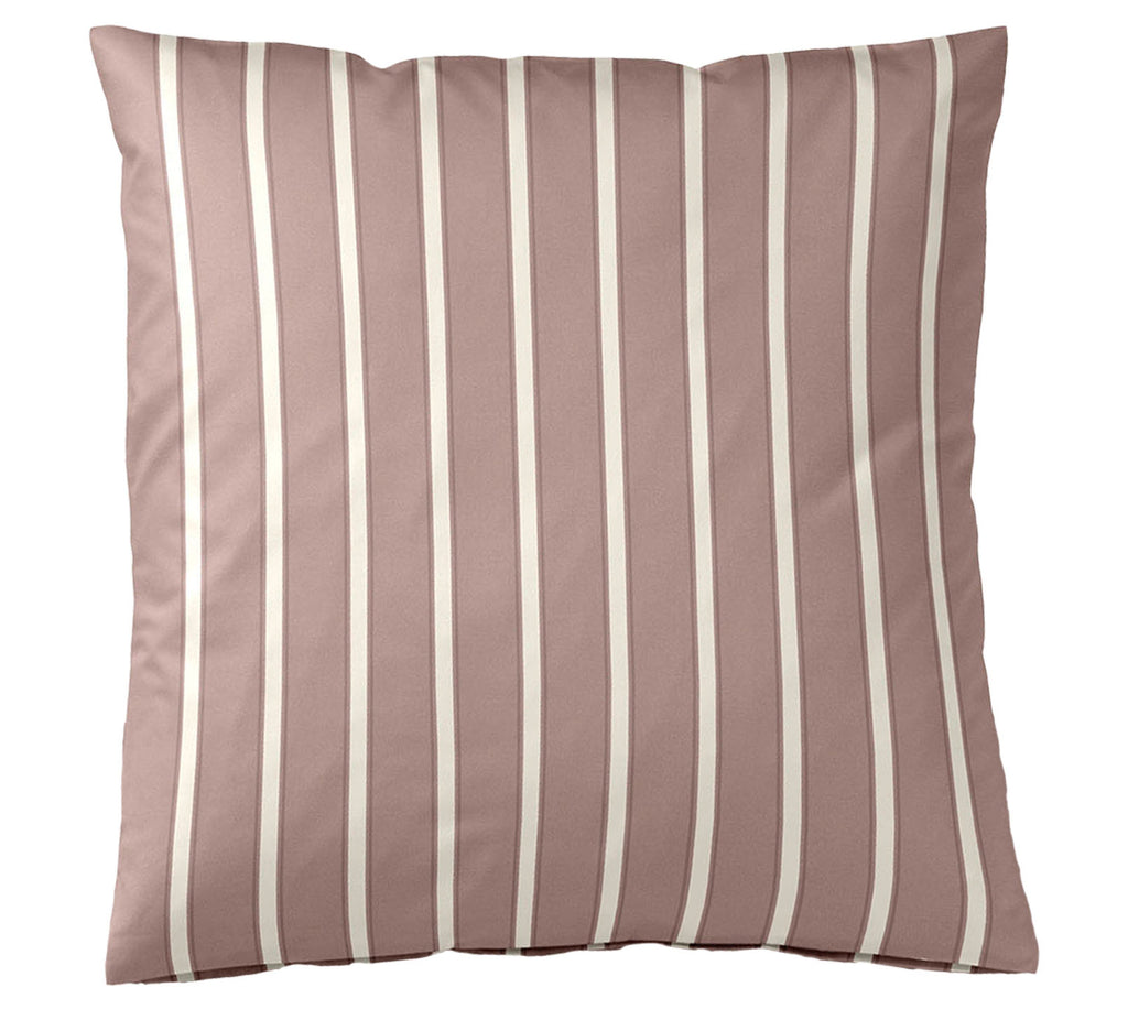 Bambus Satin Bettwäsche Refrain in Mauve Freisteller Kissen #farbe_Mauve