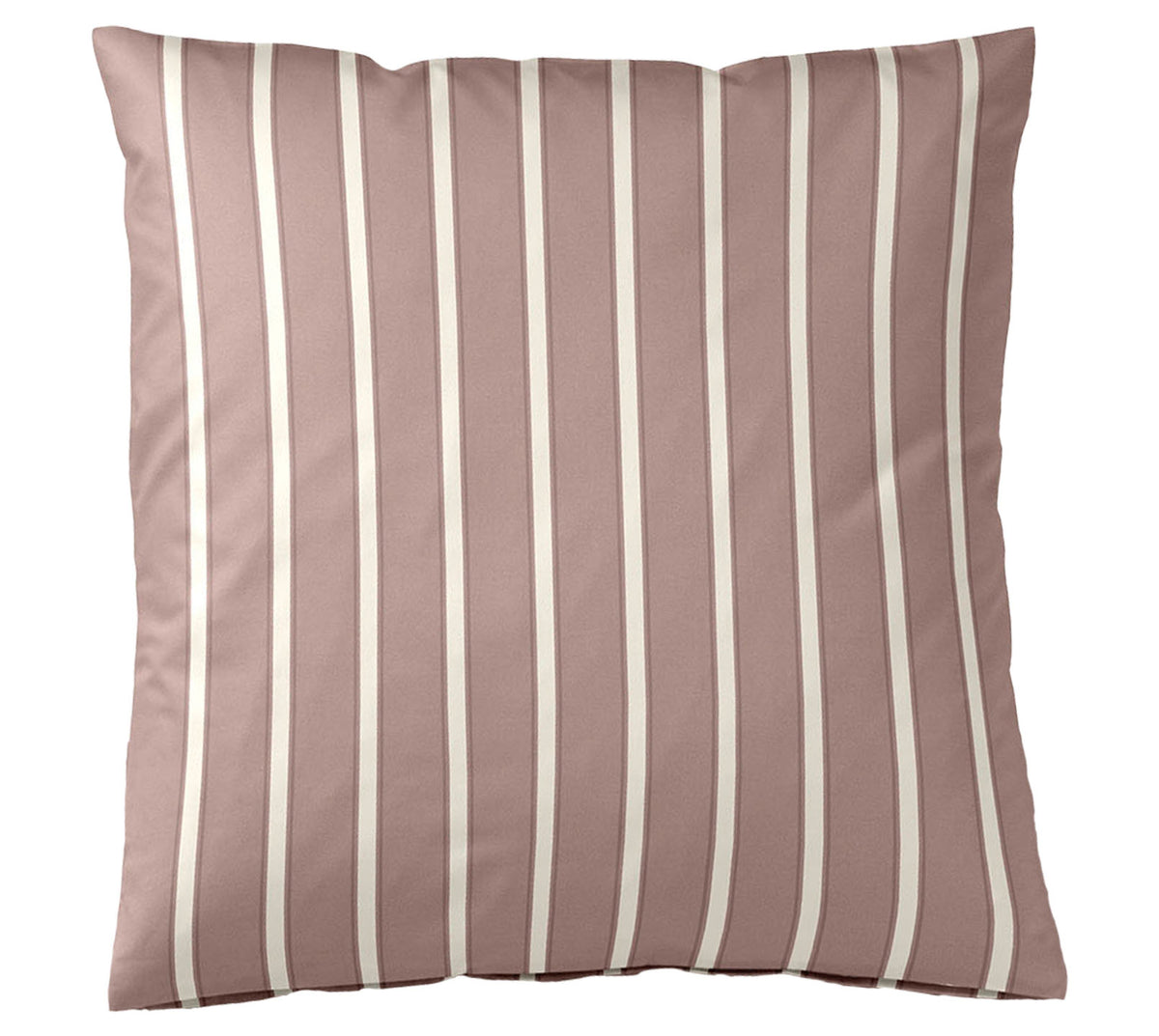 Bambus Satin Bettwäsche Refrain in Mauve Freisteller Kissen #farbe_Mauve