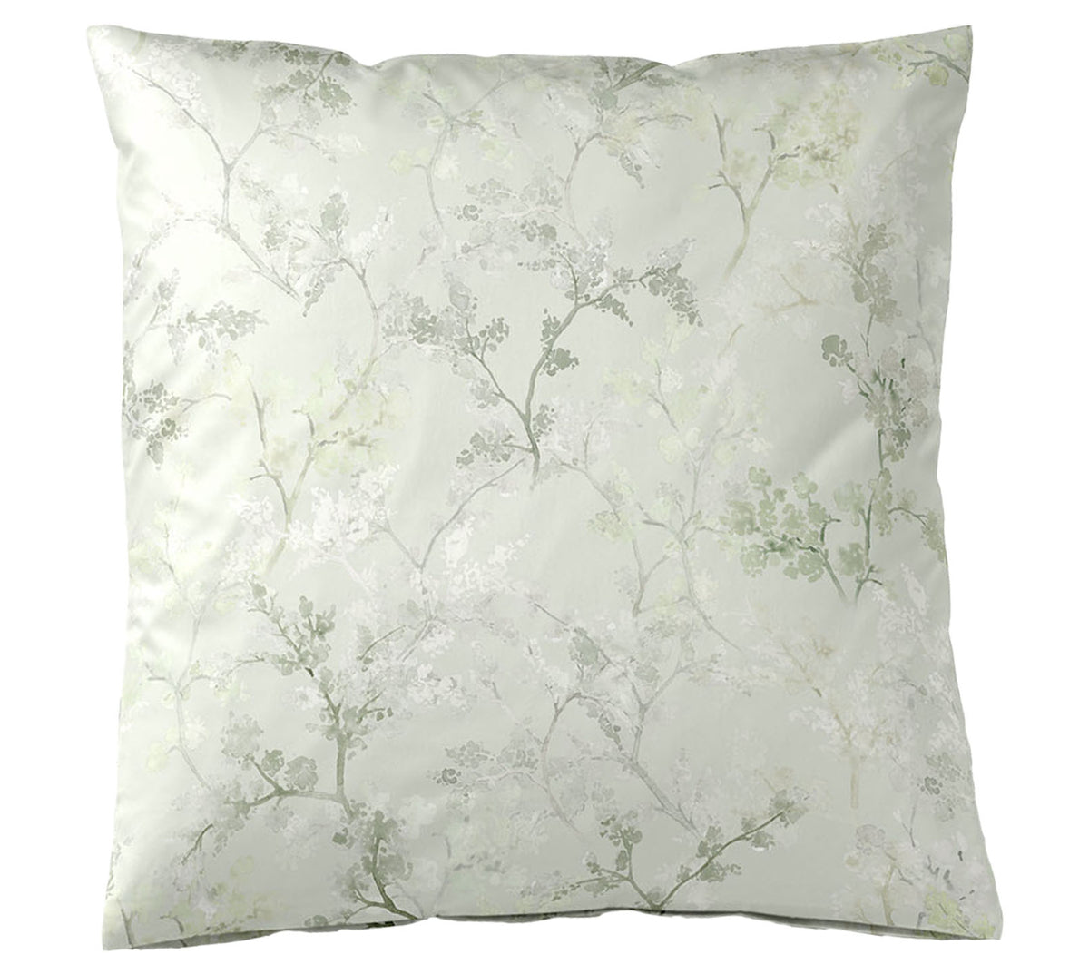 Bambus Satin Bettwäsche Symphony in Salbei Freisteller Kissen #farbe_Salbei