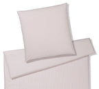 Bettwäsche aus Perkal Classico in Puder Streifen Freisteller #farbe_Puder 
