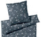 GOTS Bio Baumwolle Satin Bettwäsche Cotton Flower Dunkelblau Blüten Freisteller #farbe_Dunkelblau