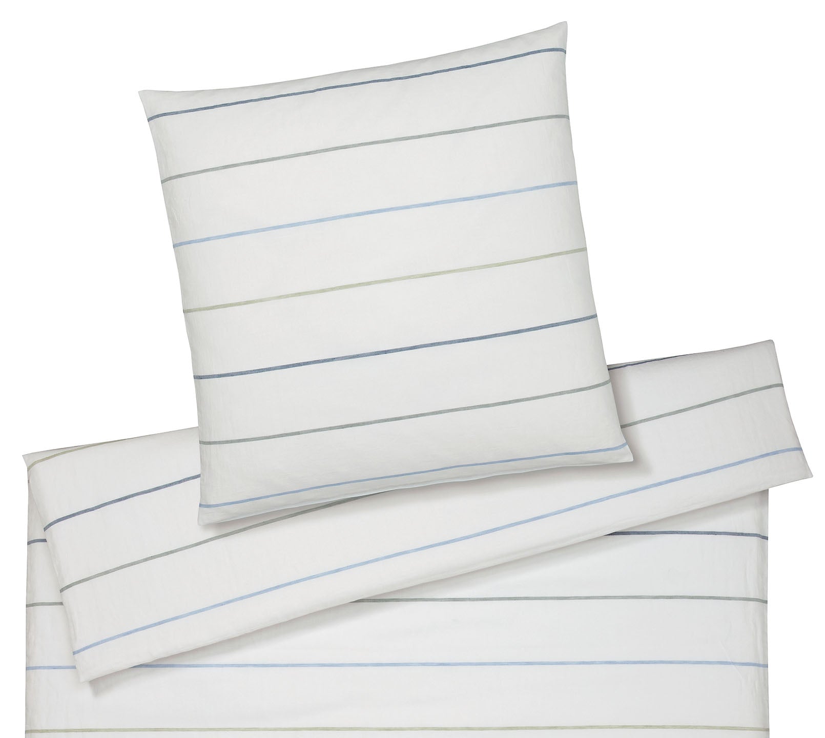 Halbleinen Bettwäsche Balance in Grün Freisteller  #farbe_Balance Pastell