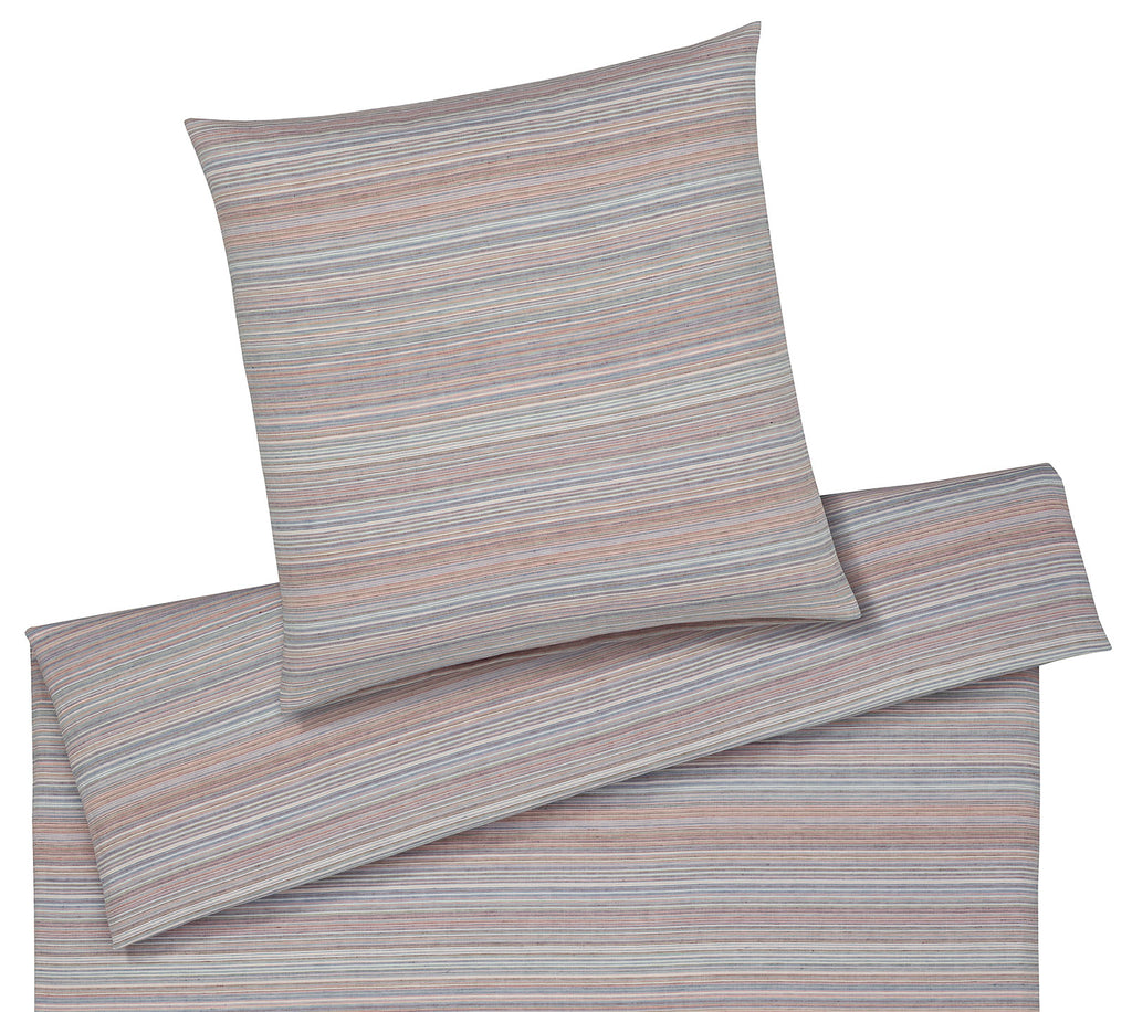 Halbleinen Bettwäsche Humble in Flair Streifen Freisteller #farbe_Multi