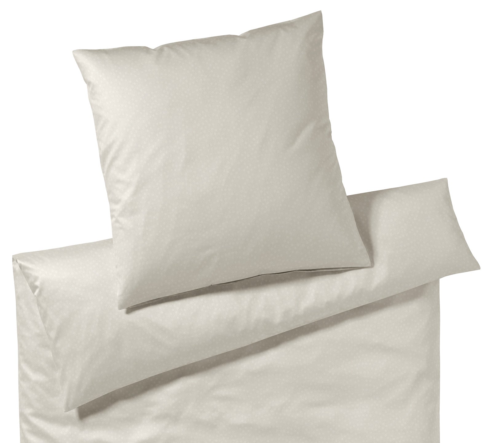 Jacquard Bettwäsche Air in Creme Beige Freisteller #farbe_Air Creme