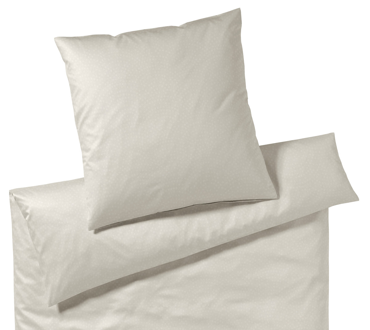 Jacquard Bettwäsche Air in Creme Beige Freisteller #farbe_Creme