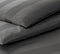 Jacquard Bettwäsche En Bloc in Grau Streifen Freisteller #farbe_Basalt