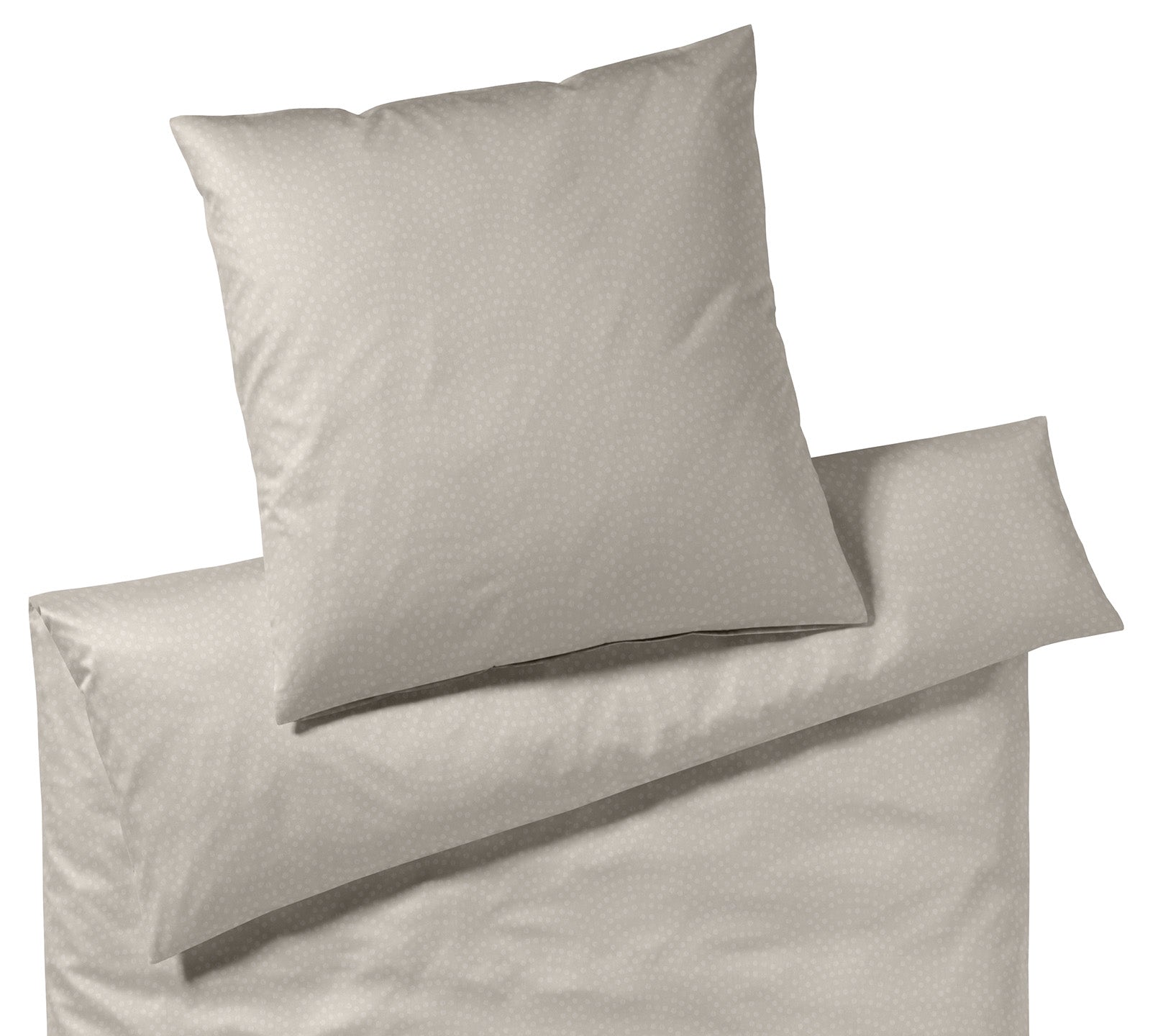 Jacquard Bettwäsche Air in Greige Freisteller #farbe_Air Greige
