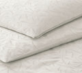 Jacquard Bettwäsche Muriel in Beige Blätter Freisteller #farbe_Natur