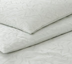 Jacquard Bettwäsche Muriel in Hellgrün Blätter Freisteller #farbe_Pastellgrün