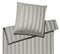 Jacquard Bettwäsche Noblesse in Silber Streifen Freisteller #farbe_Silber