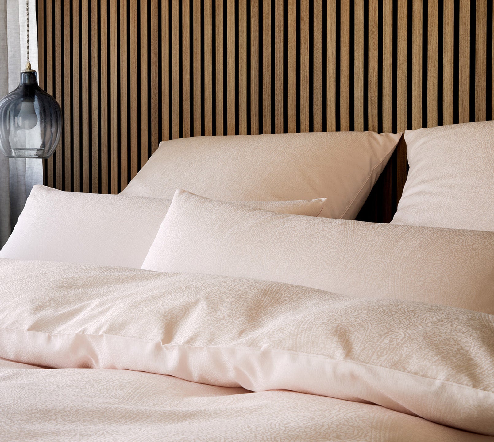 Jacquard Bettwäsche Paisley in Rose Paisley Schlafzimmer #farbe_Paisley Rose