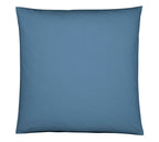 Jersey Bettwäsche Cord Jersey in Rauchblau Uni-Struktur Kissen #farbe_Rauchblau