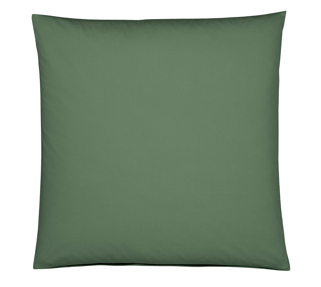 Jersey Bettwäsche Cord Jersey in Pistazie Uni-Struktur Kissen #farbe_Pistazie