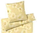 Jersey Bettwäsche Devine Jersey in Gelb Blüten Freisteller #farbe_Gelb
