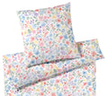 Jersey Bettwäsche Gentle Jersey in Blau Blumen Freisteller #farbe_Blau