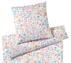 Jersey Bettwäsche Gentle Jersey in Blau Blumen Freisteller #farbe_Blau
