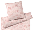 Jersey Bettwäsche Meadow Jersey in Koralle Blüten Freisteller #farbe_Koralle