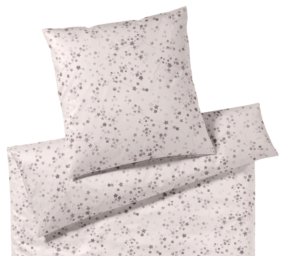 Jersey Bettwäsche Pretty in Natur Blüten Freisteller #farbe_Pretty Natur