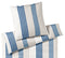 Jersey Bettwäsche Range in Dunkelblau Streifen Freisteller #farbe_Dunkelblau