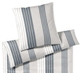 Jersey Bettwäsche Range in Anthra-Sand Streifen Freisteller #farbe_Anthra-Sand