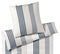 Jersey Bettwäsche Range in Anthra-Sand Streifen Freisteller #farbe_Anthra-Sand