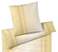 Jersey Bettwäsche Silhouette in Honiggelb Streifen Freisteller #farbe_Honiggelb