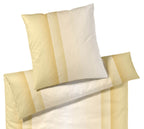 Jersey Bettwäsche Silhouette in Honiggelb Streifen Freisteller #farbe_Honiggelb