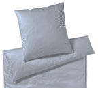 Jersey Bettwäsche Sister Stripe in Blau Streifen Freisteller #farbe_Blau 