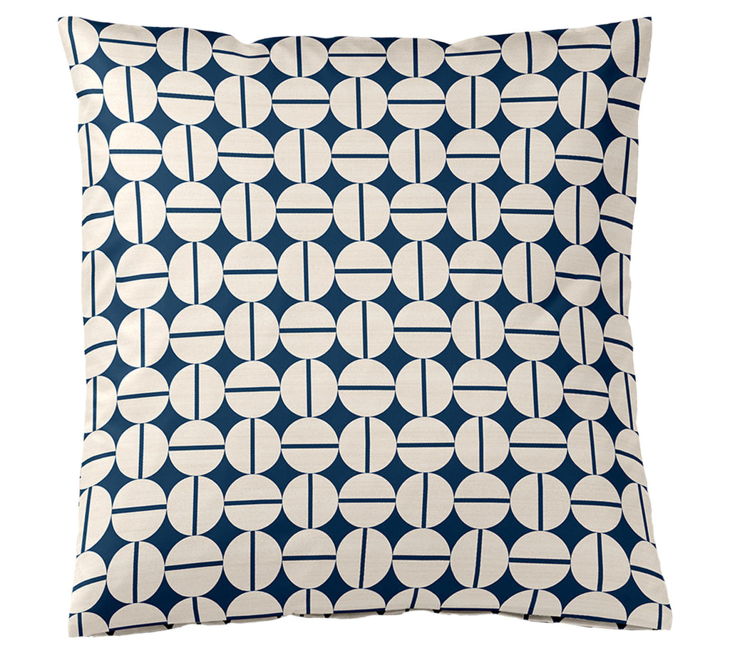 Jersey Bettwäsche Soho Jersey in Dunkelblau Freisteller Kissen #farbe_Blau