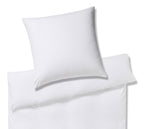 Jersey Bettwaesche Solid Stripe Jersey in Weiss Streifen Freisteller #farbe_Weiß