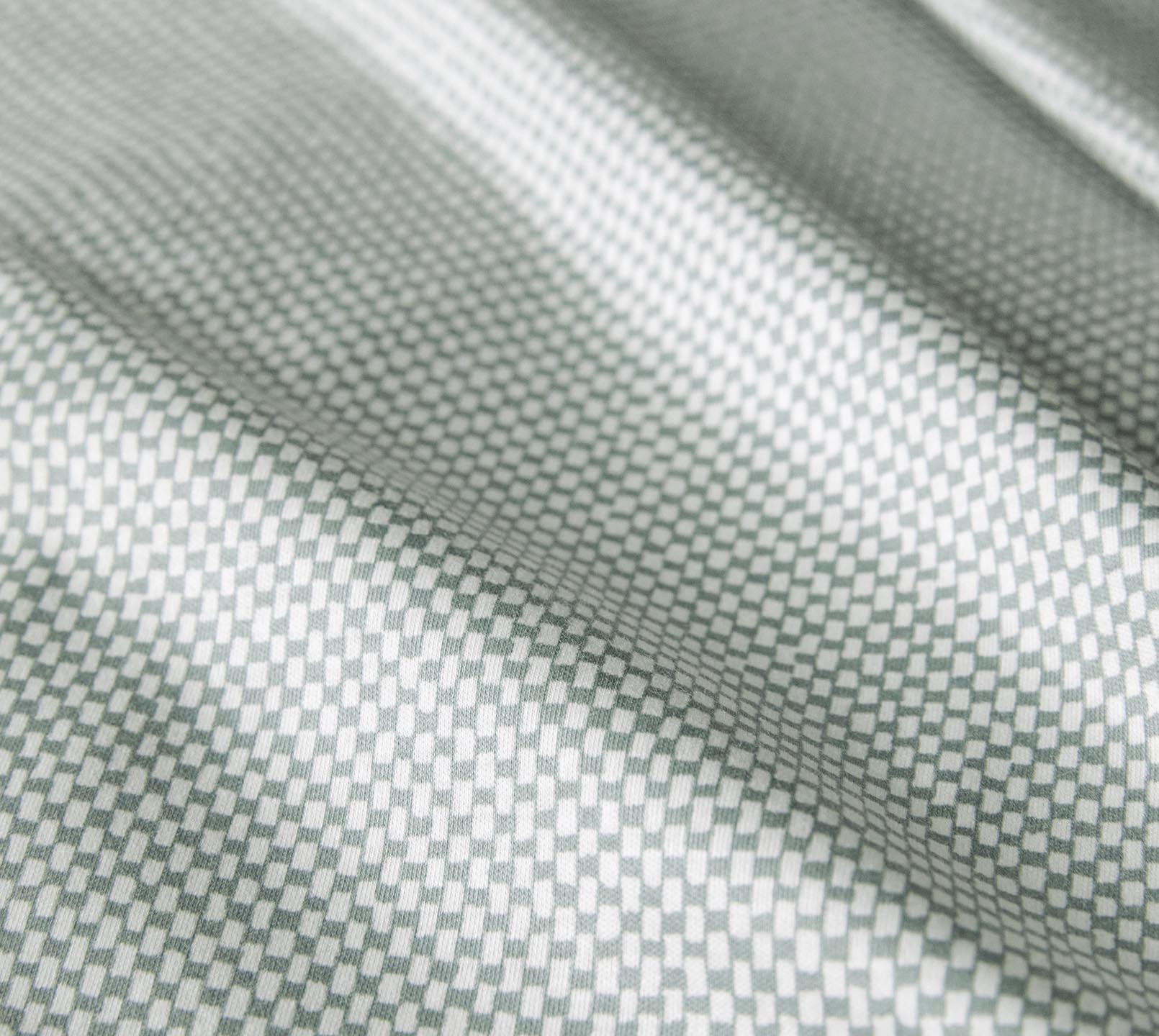 Jersey Bettwäsche Twine Jersey in Salbei Grafik Karo Material #farbe_Twine Salbei