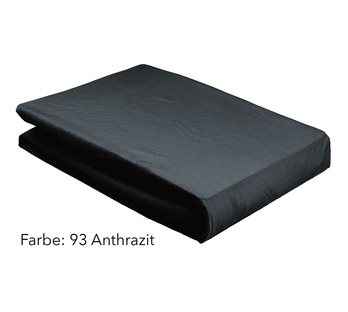 Jersey Spannbettlaken Boxspringbett Farbe Anthrazit #farbe_Boxspring Spannbettlaken Anthrazit