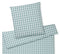 Karierte Perkal Bettwaesche Farbe Grün / Salbei Freisteller #farbe_Salbei 