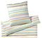 Mako Batist Bettwäsche Tapes in Aqua Streifen Freisteller #farbe_Aqua