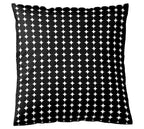 Satin Bettwäsche Bubbles in Schwarz-Weiß Freisteller Kissen