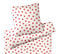 Satin Bettwäsche Cherie in Himbeerrot Herzen Freisteller #farbe_Himbeerrot