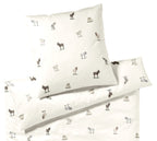 Satin Bettwäsche Donkey in Offwhite Esel Freisteller #farbe_Offwhite