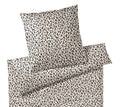 Satin Bettwäsche Leolook in Schwarz-Sand Leooptik Freisteller #farbe_Schwarz-Sand