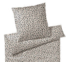Satin Bettwäsche Leolook in Schwarz-Sand Leooptik Freisteller #farbe_Schwarz-Sand