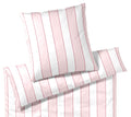 Satin Bettwäsche Levens in Himbeerrosa Streifen Freisteller #farbe_Himbeerrosa