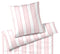 Satin Bettwäsche Levens in Himbeerrosa Streifen Freisteller #farbe_Himbeerrosa