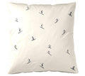 Satin Bettwäsche Mono Ski in Graphit Freisteller Kissen