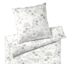 Satin Bettwäsche Positano in Sand Urlaubsmotive Freisteller #farbe_Sand