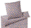 Satin Bettwäsche Scrabble in Merlot Karo Freisteller #farbe_Merlot